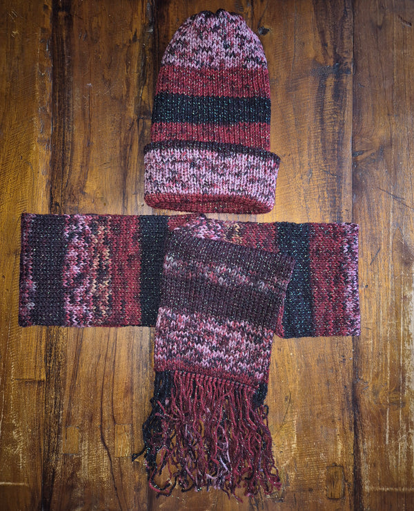 Scarf / Beanie Red