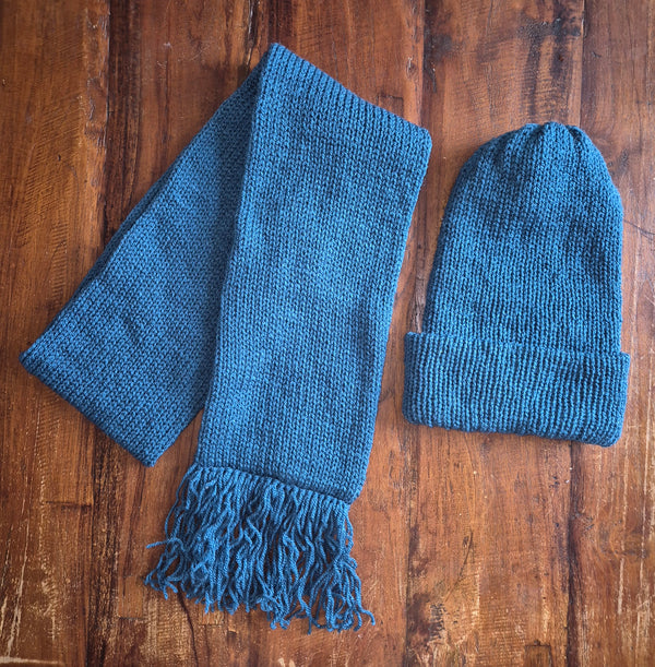 Scarf / Beanie Dark Blue