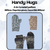 Handy Hugs (Convertible mittens, mittens & fingerless gloves, 3-in-1 PDF crochet patterns, No-sew, beginner)