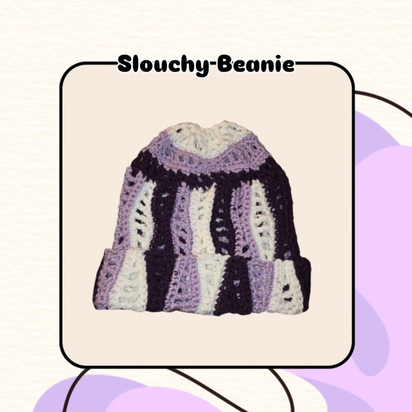 Wavy Beanies (3-in-1, PDF crochet pattern, beginner/intermediate)