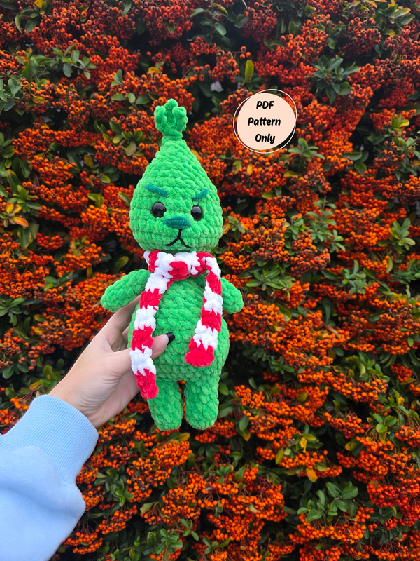 Crinkle the Crinch (PDF crochet pattern, No-sew, Intermediate)