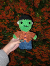 Franklin the Frankenstein (PDF crochet pattern, Low-sew, Intermediate)
