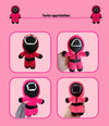 Pink soldier with removable hoodie (PDF crochet pattern, Low-sew, intermediate)