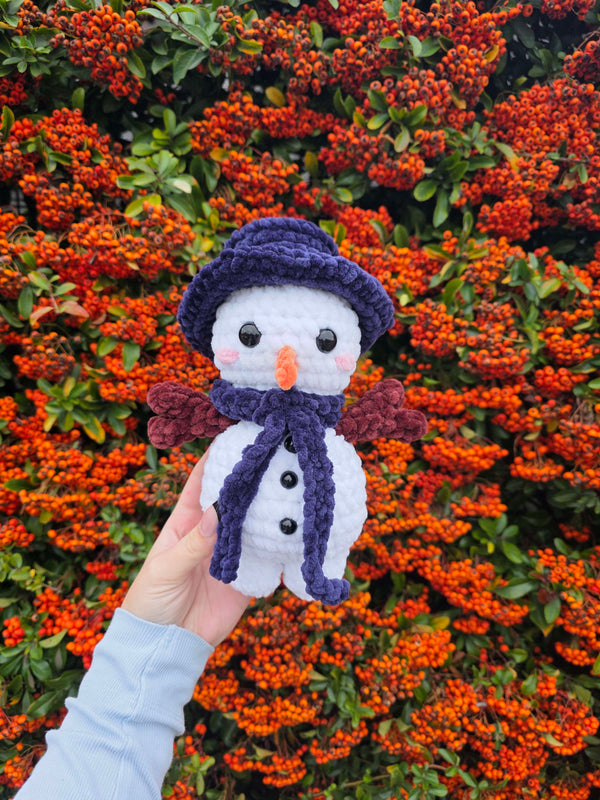 Snowy & Doughy bundle (PDF crochet pattern, Low-sew/No-sew, beginner/intermediate)