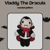 Vladdy the Dracula (PDF crochet pattern, Low-sew, Intermediate)