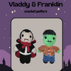 BUNDLE! Vladdy & Franklin (PDF crochet pattern, Low-sew, Intermediate)