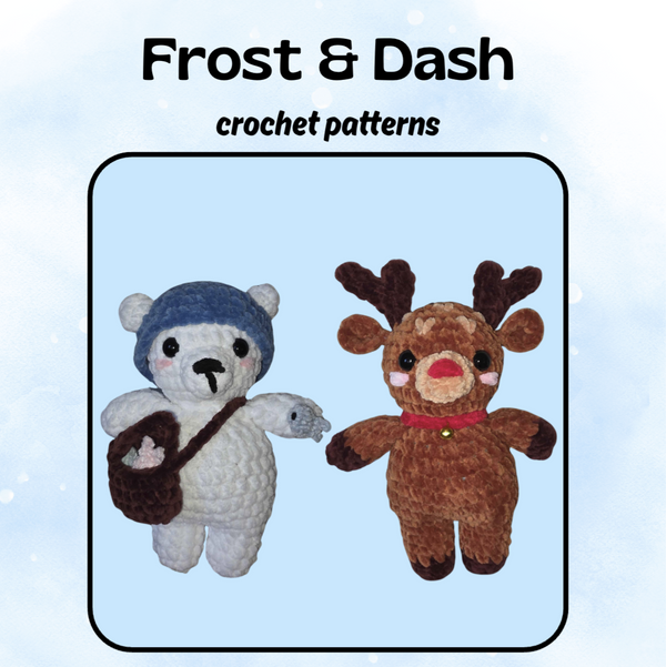 Frost & Dash (PDF crochet pattern bundle, Low-sew, intermediate)