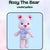 Rosy The Bear (PDF crochet pattern, intermediate)