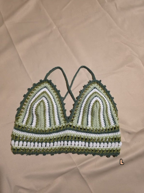 Scrap Bralette (PDF crochet pattern, No-sew, beginner-intermediate)