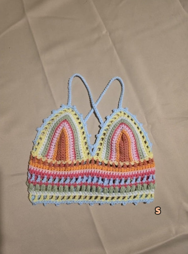 Scrap Bralette (PDF crochet pattern, No-sew, beginner-intermediate)